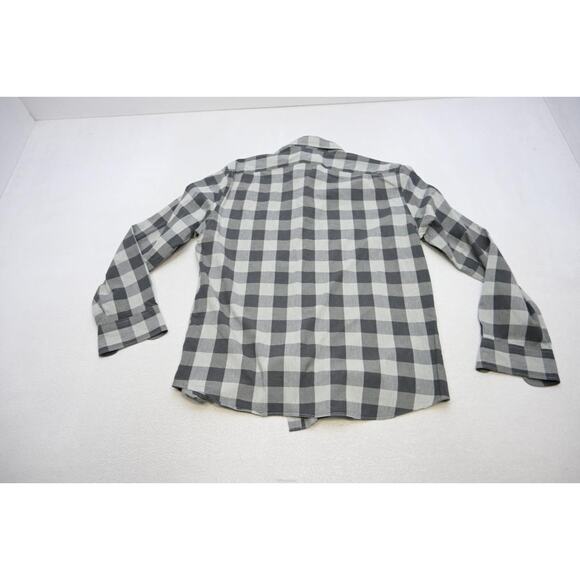 J Crew Dress Shirt Classic Fit Plaid Button Up Flex Washed Mens Sz Large - Picture 9 of 9